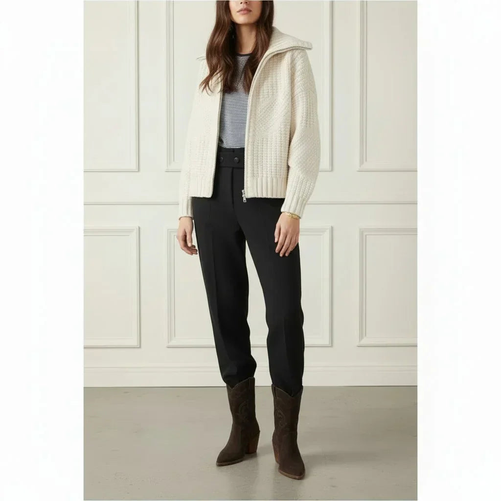Funnel Knit Cardigan