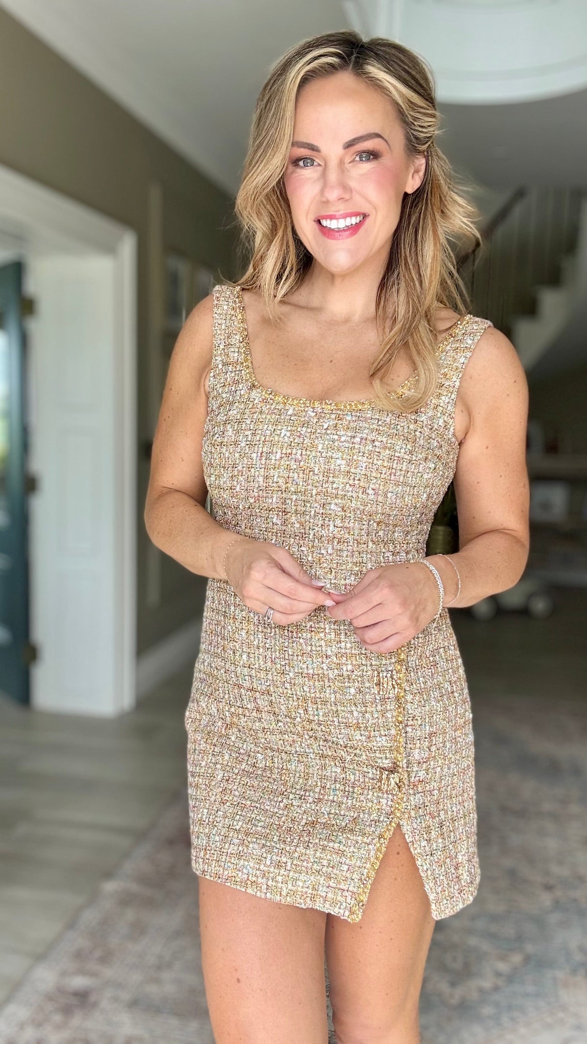 Gold Tweed Mini