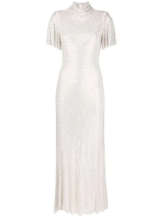 Cream Rhinestone Maxi