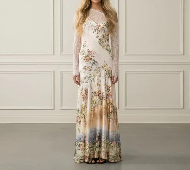 Lace One Shoulder Dress