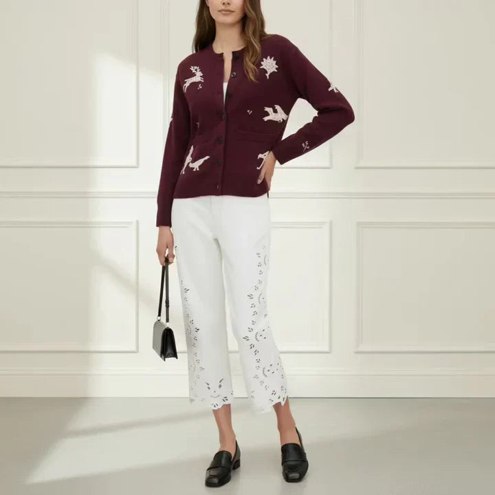 Applique Cardigan