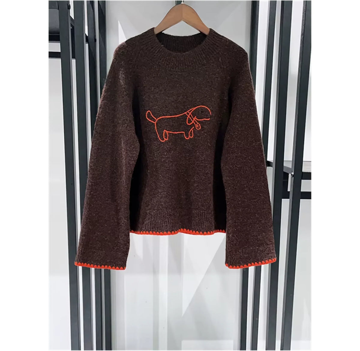 Embroidered Dog Sweater