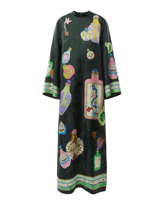 Jacquard Print Maxi