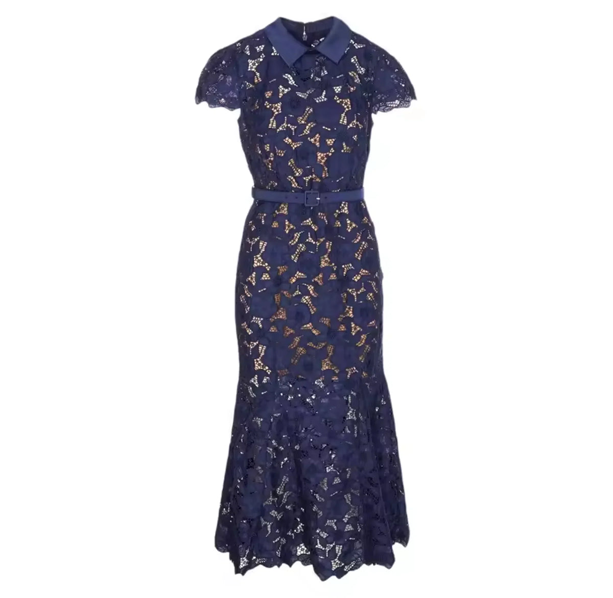 Guipure Lace Midi