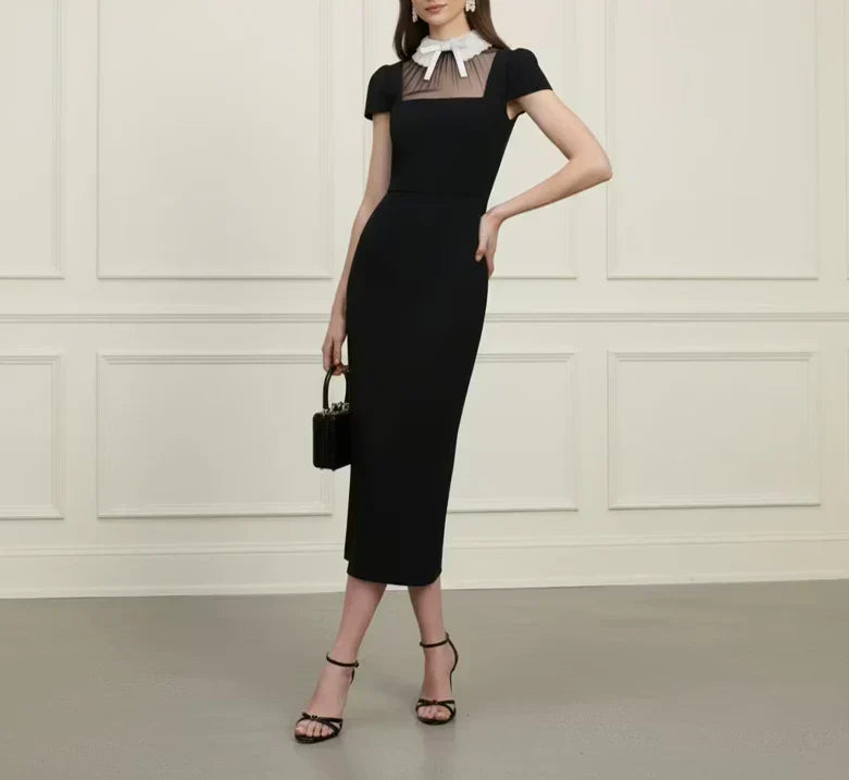 Lapel Bow Midi