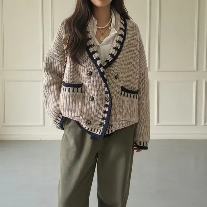 Double Breasted Cardigan