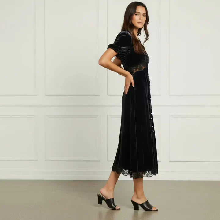 Velvet Lace Midi