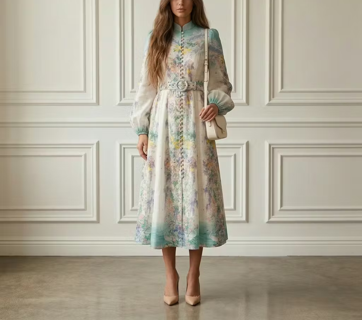 Floral Ombre Midi
