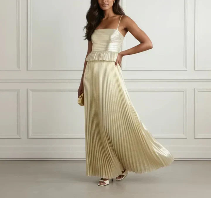 Pintuck Plisse Dress