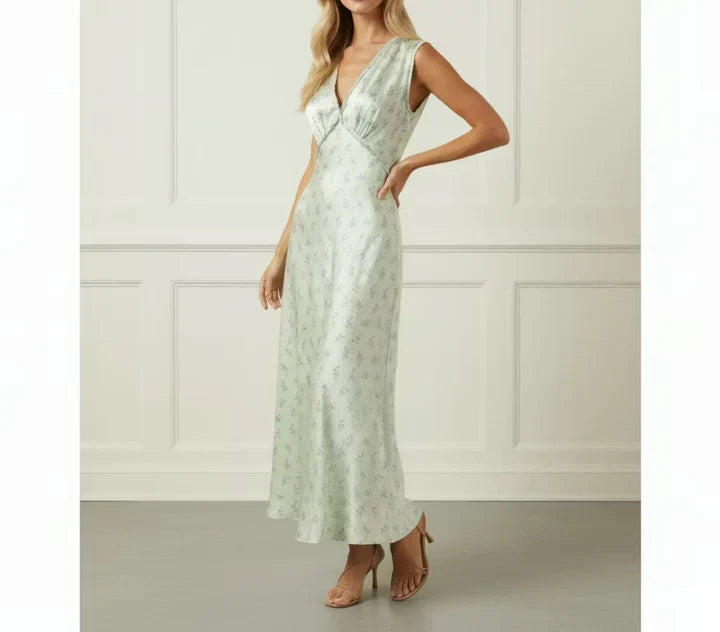 Silk Floral Midi
