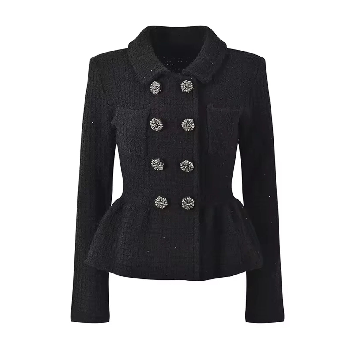Knit Peplum Jacket