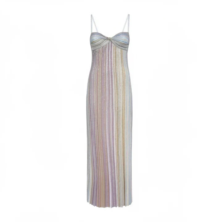Sequin Striped Dress