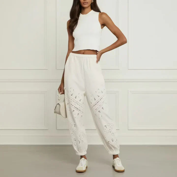 Embroidered Pants