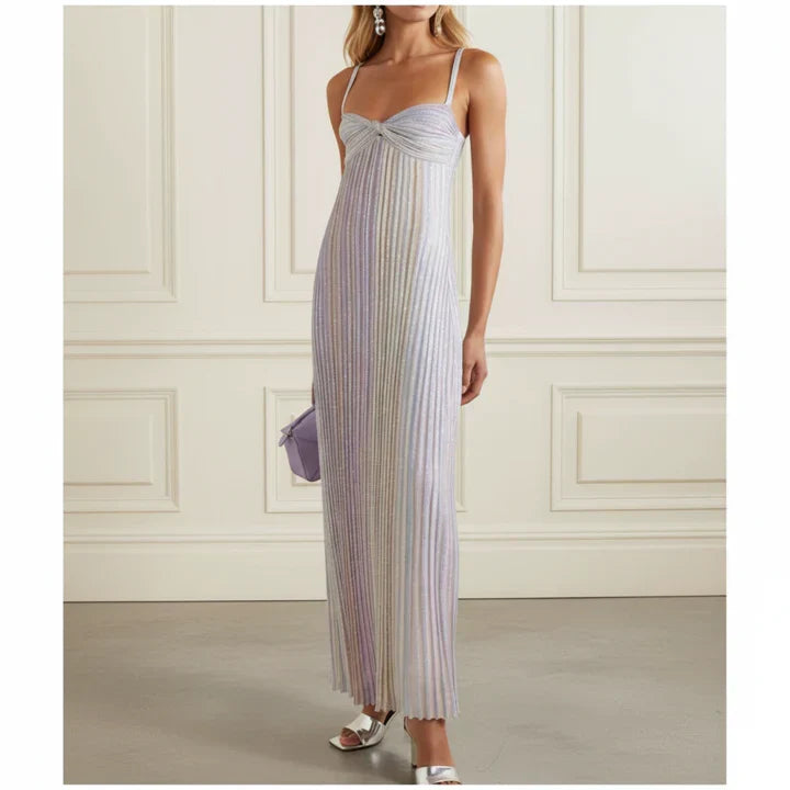 Sequin Striped Dress