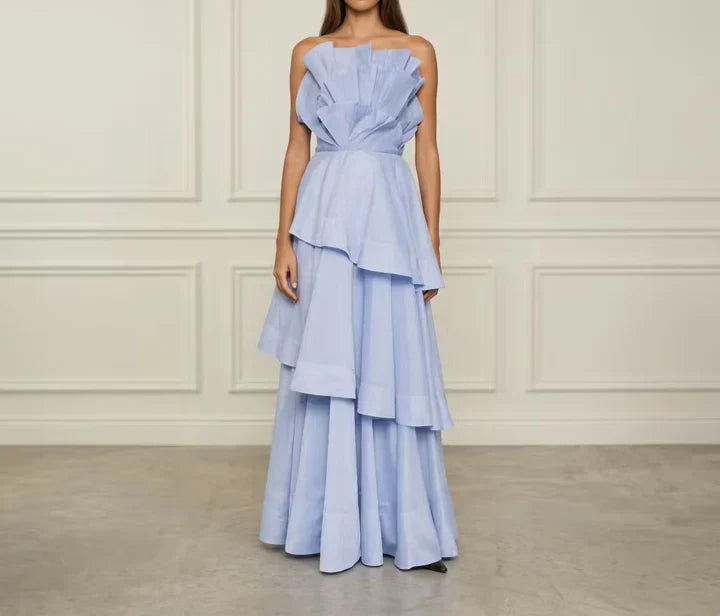Blue Structured Dress