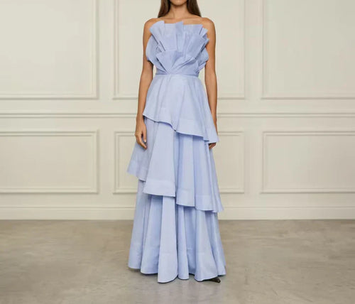 Blue Structured Dress