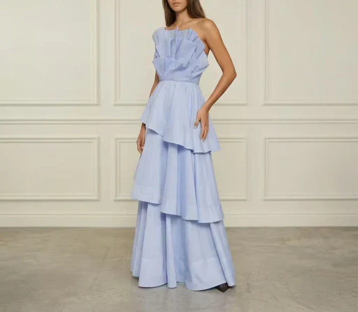 Blue Structured Dress
