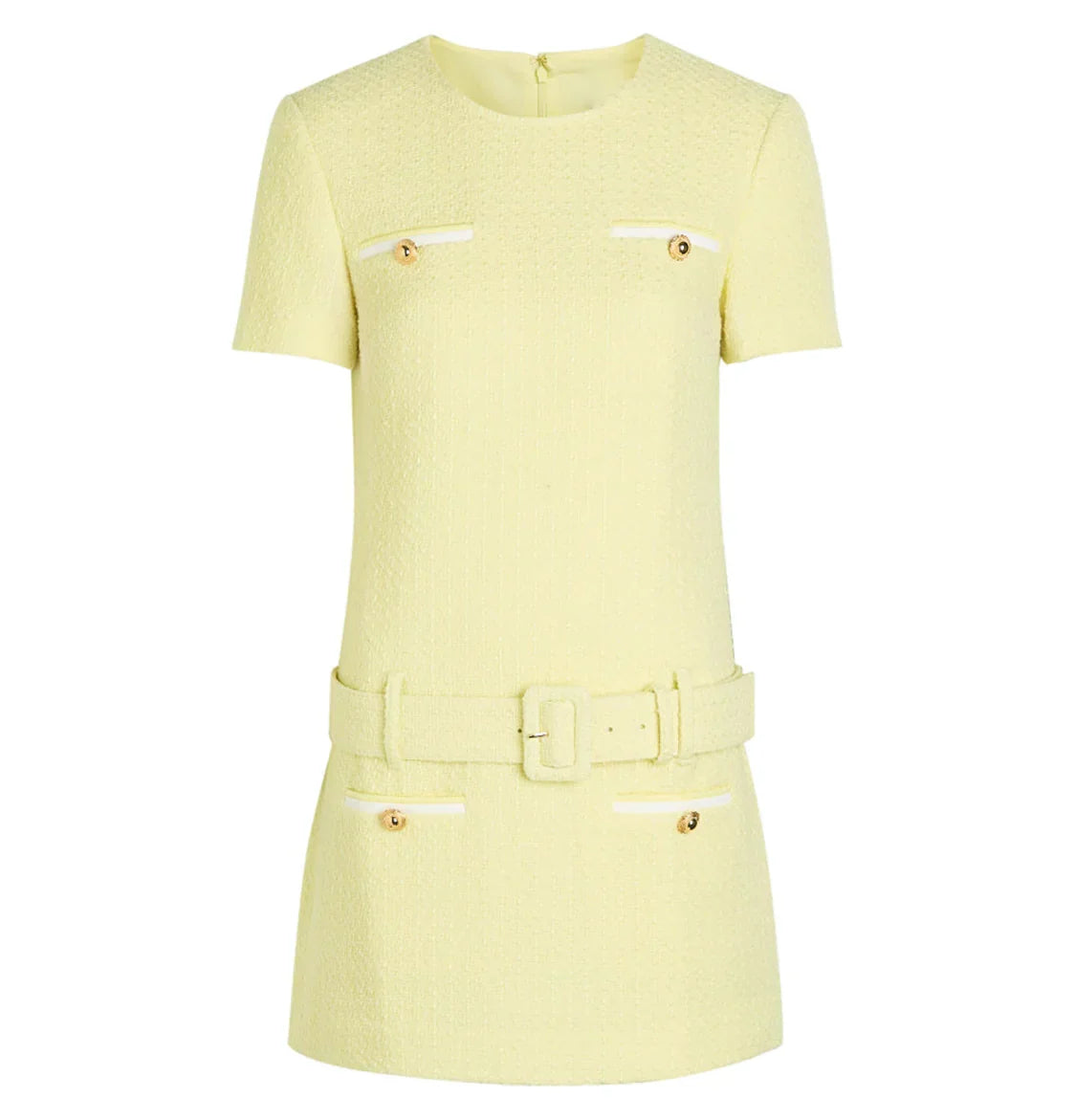 Belted Boucle Mini