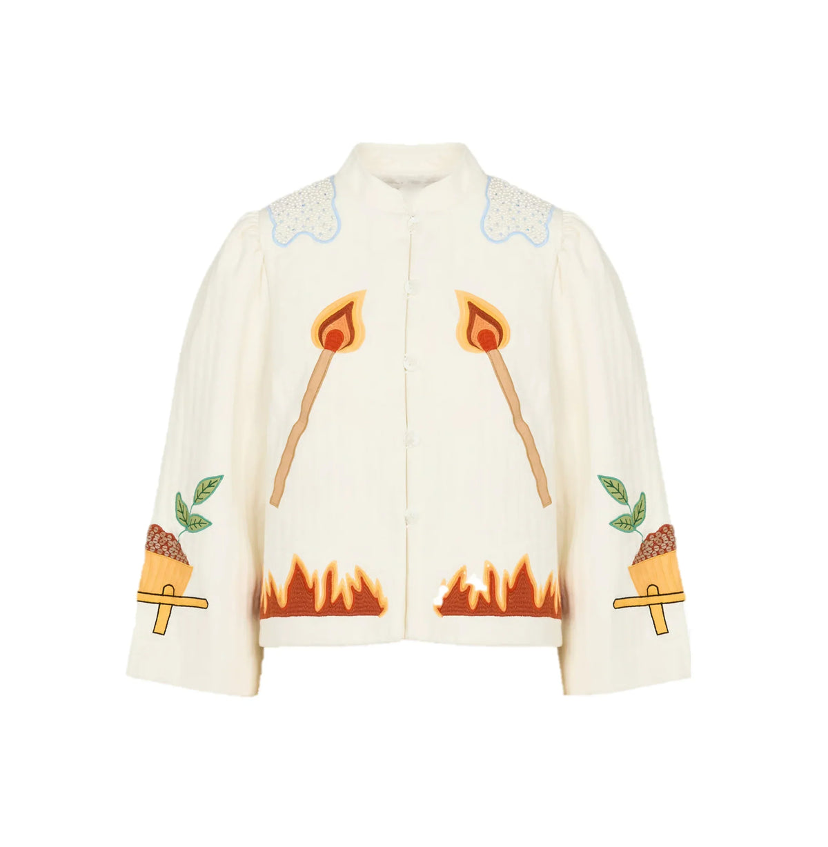 Cotton Print Jacket