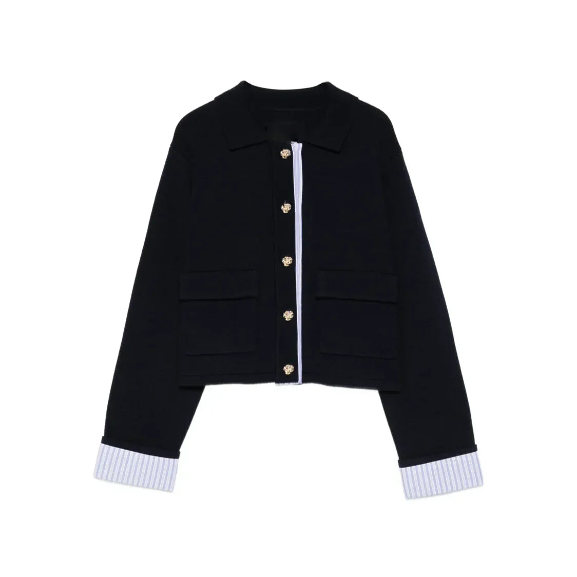 Striped Knit Cardigan