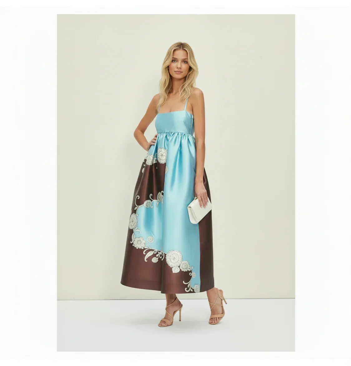 Billow Print Midi