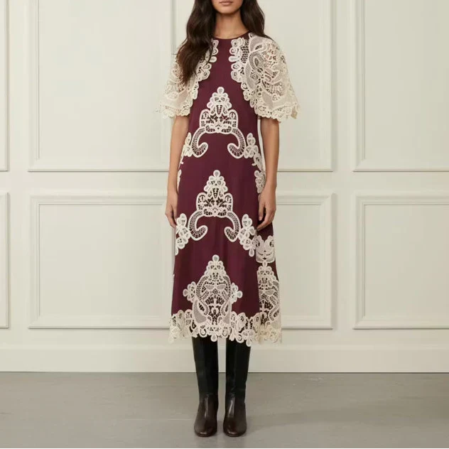 Cotton Lace Midi