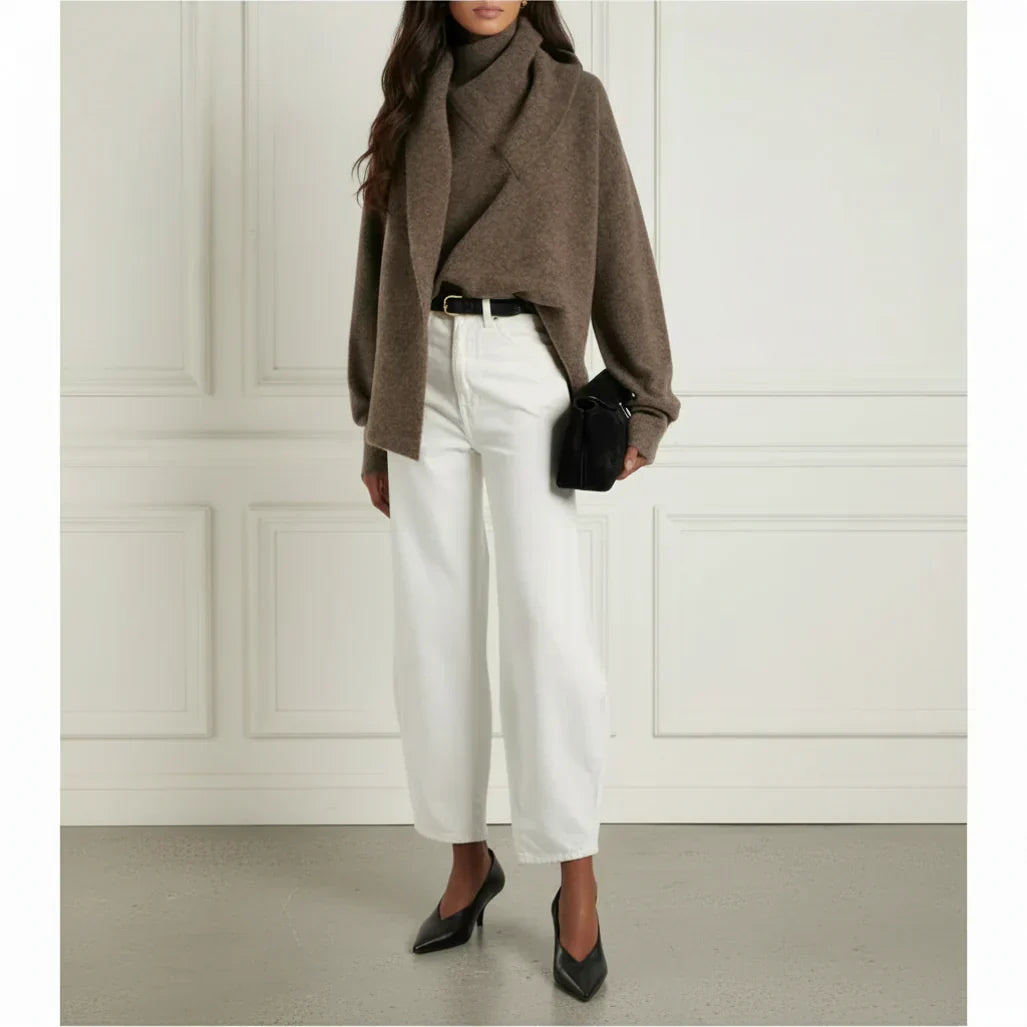 Scarf Wool Sweater