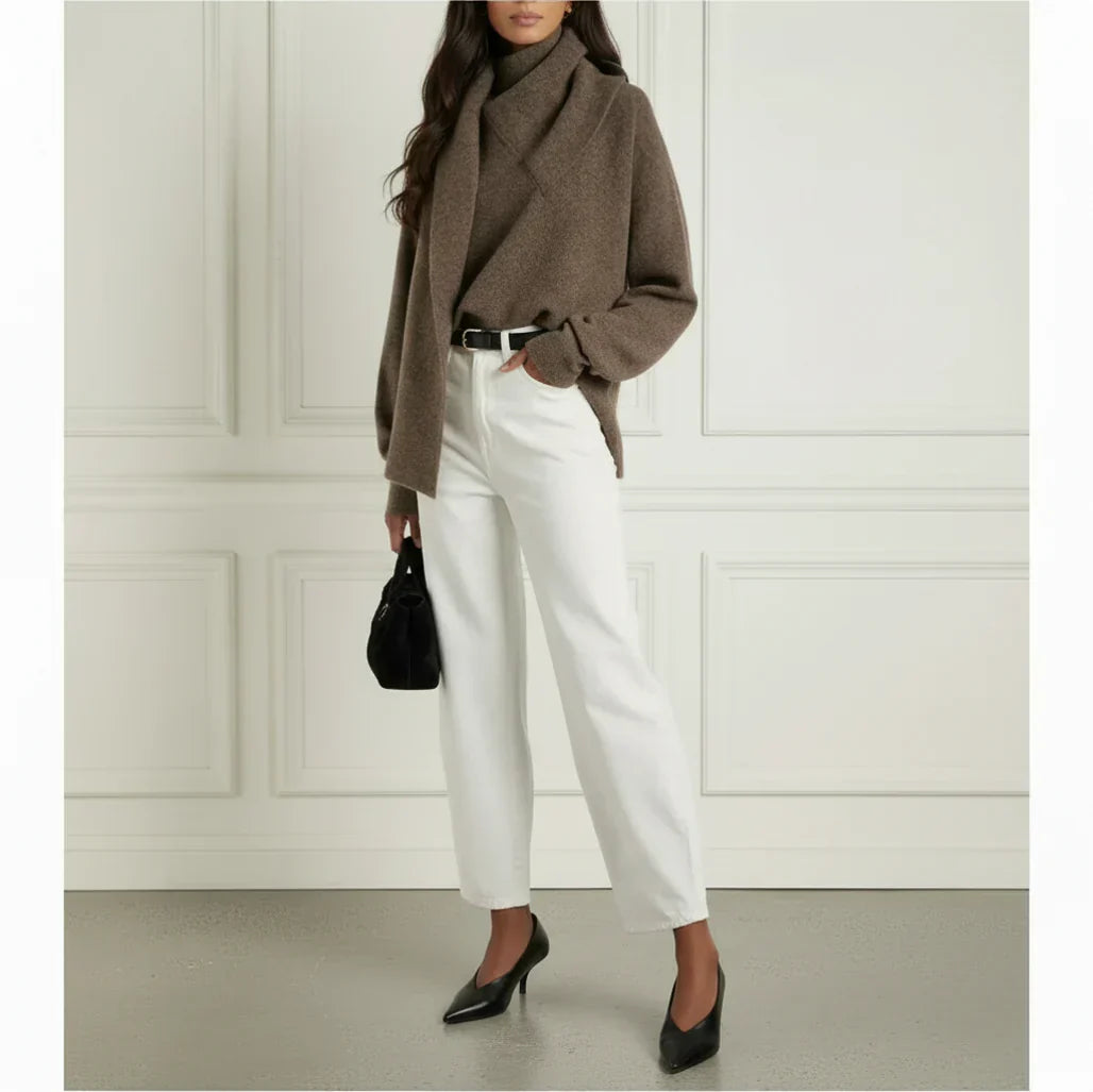 Scarf Wool Sweater