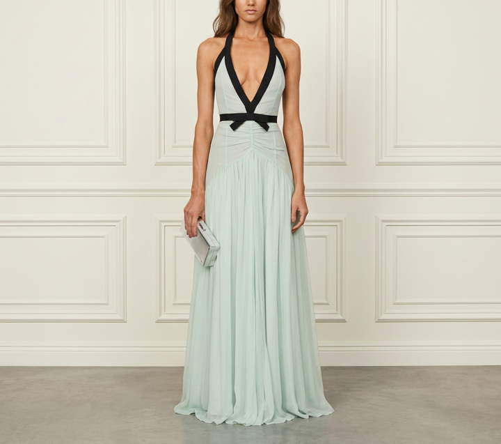 Mint Chiffon Midi