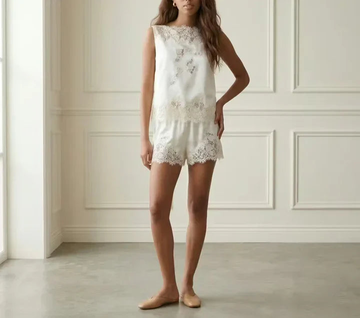 Silk Embroidered Set