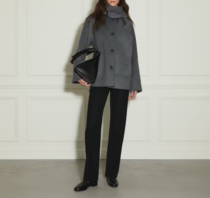 Wool Scarf Jacket