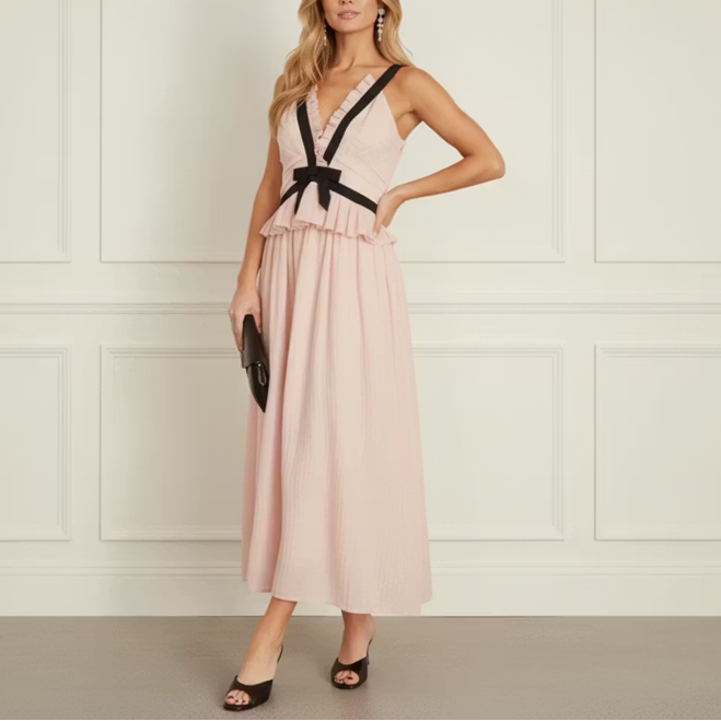 Bow Detail Midi