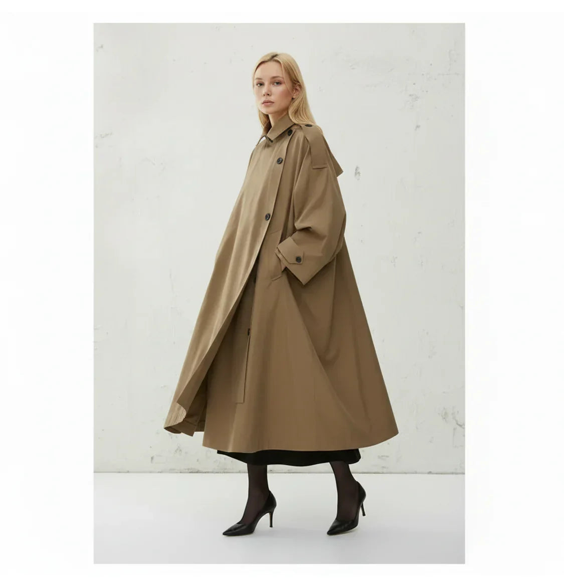 Cape Trench Coat