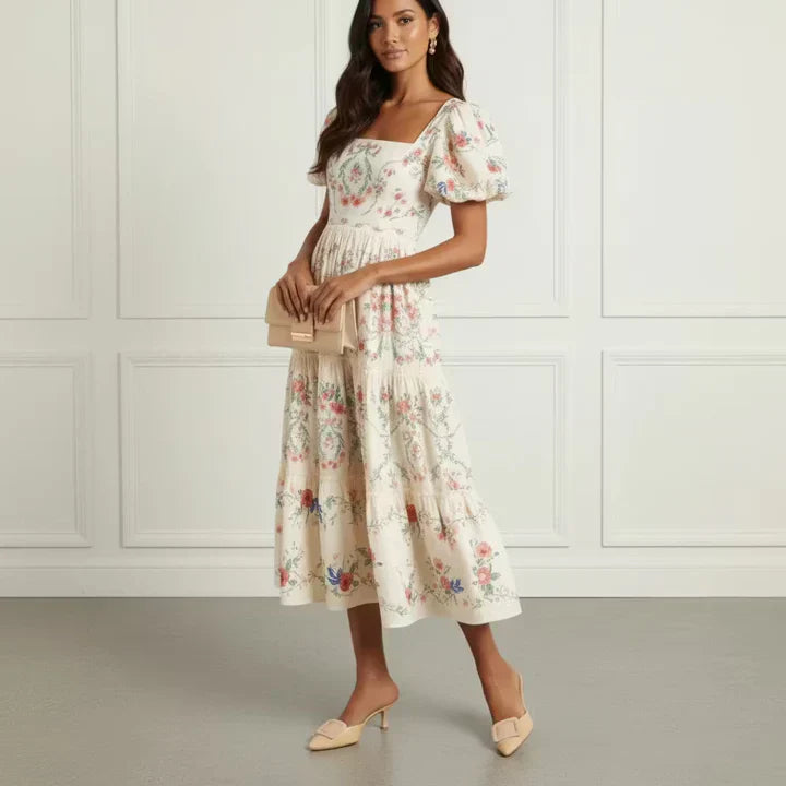 Floral Cotton Midi