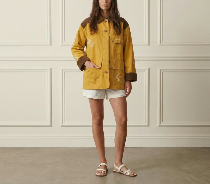 Embroidered Barn Jacket