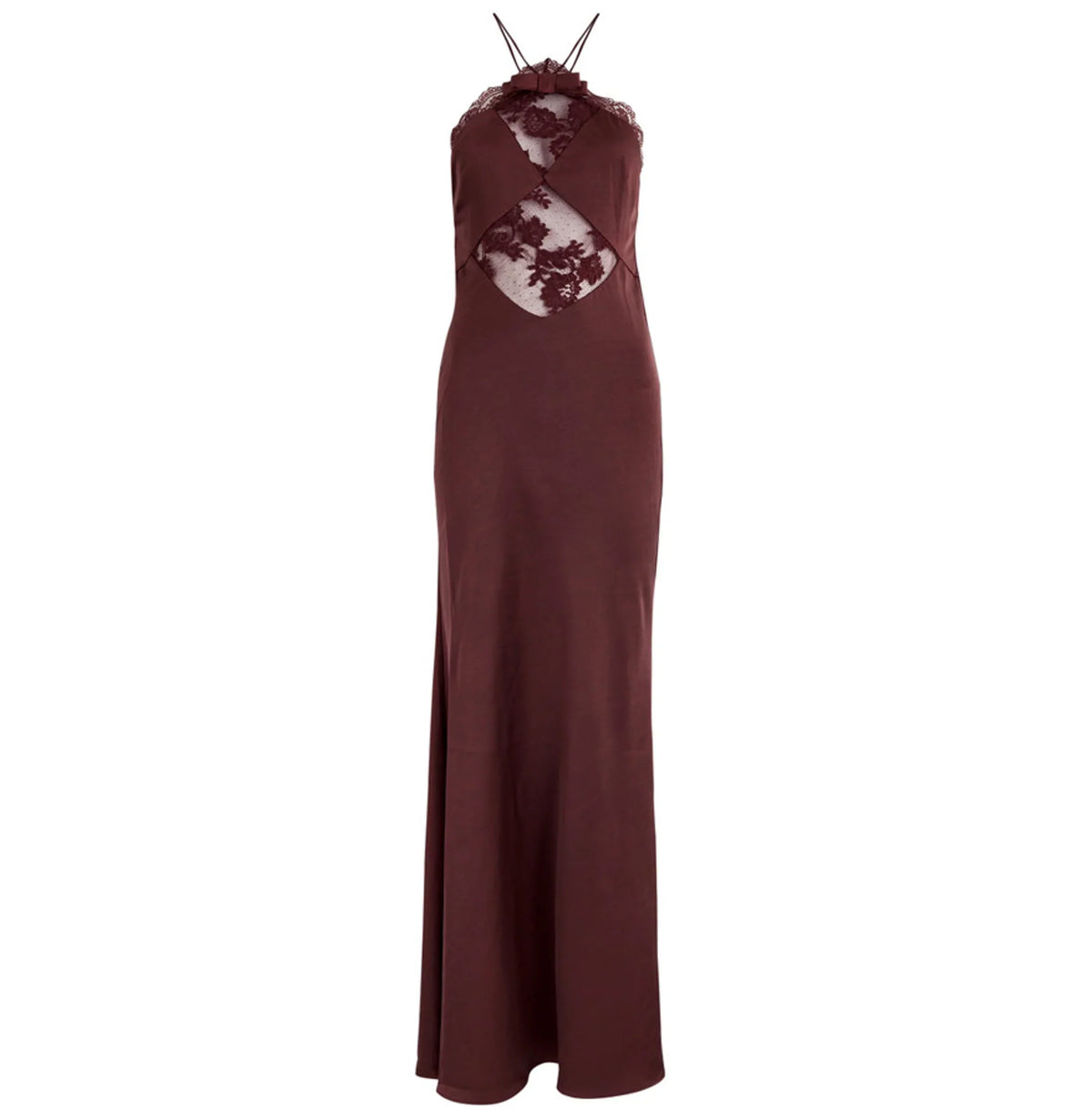 Lace Satin Maxi