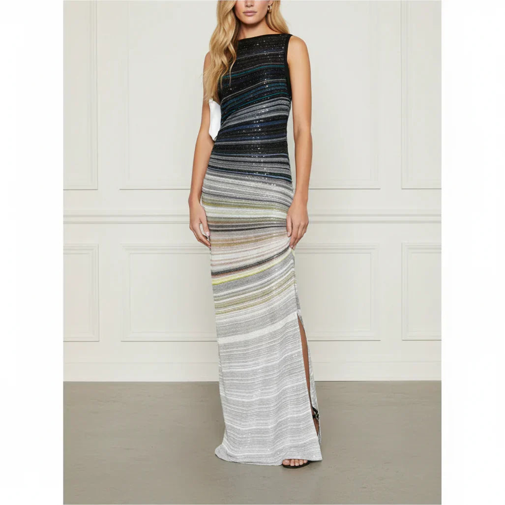 Metallic Knit Maxi