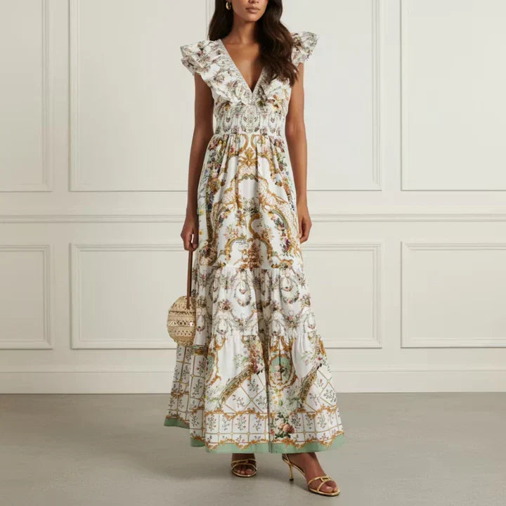 Floral Ruffle Dress