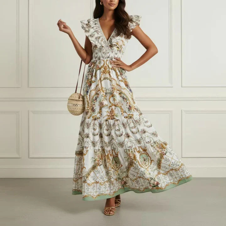 Floral Ruffle Dress
