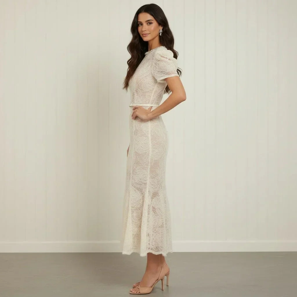 Tulle Lace Midi