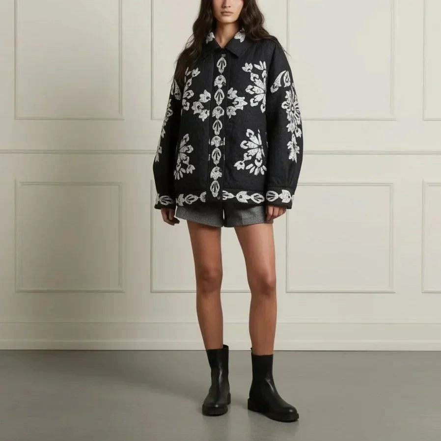 Quilted Pattern Jacket