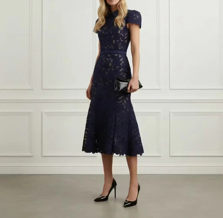 Guipure Lace Midi