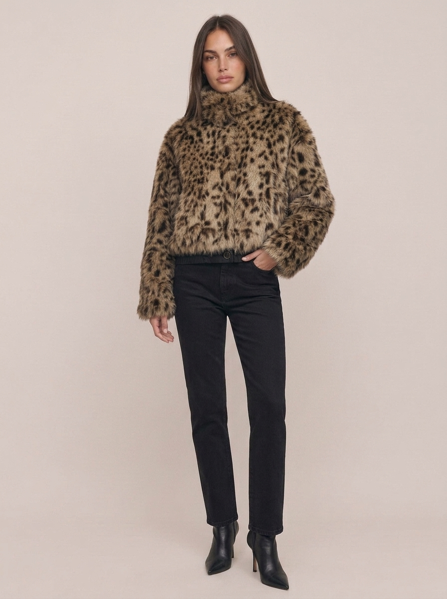 Reversible Faux Fur Coat