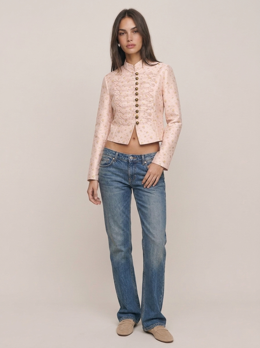Floral Print Blazer