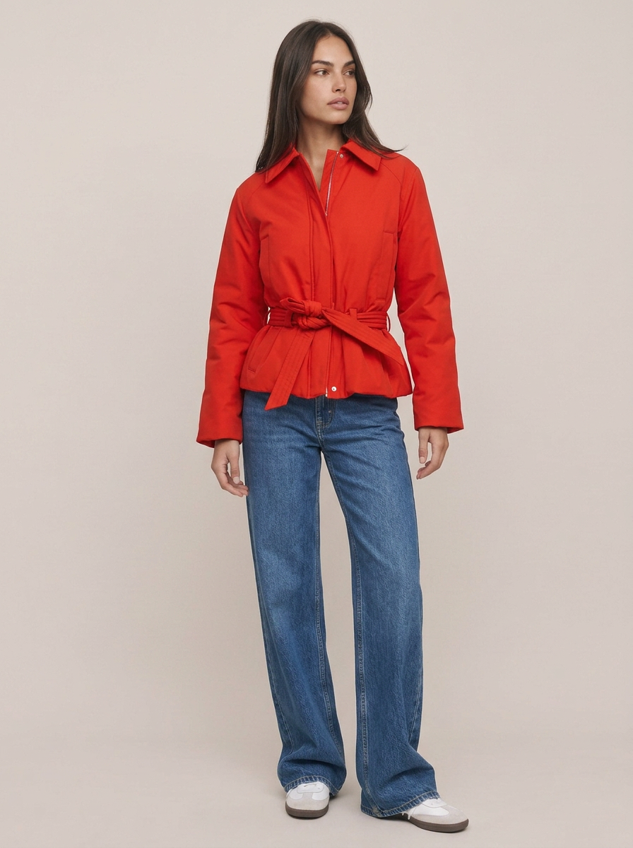 Belted Padded Jacket