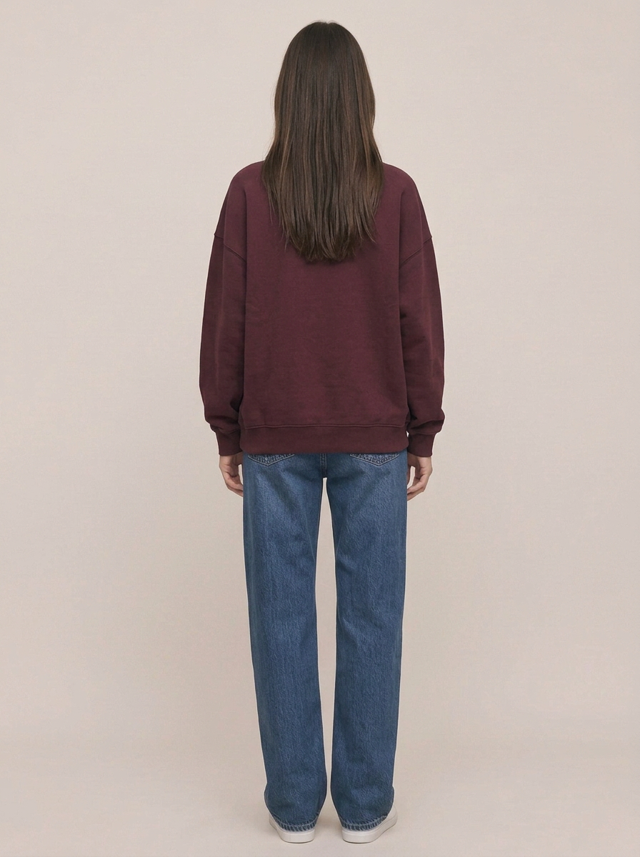 Cotton Letter Sweater
