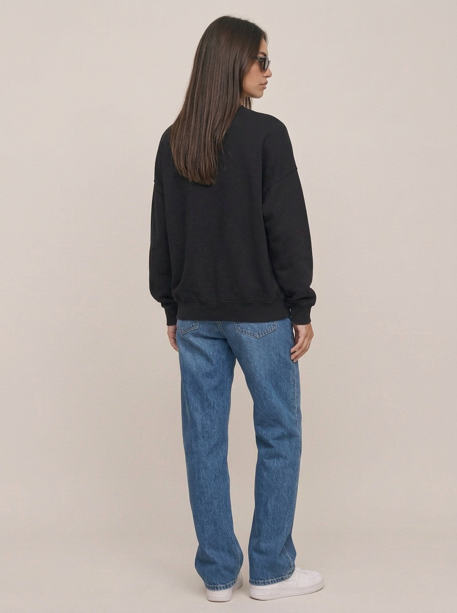 Cotton Letter Sweater