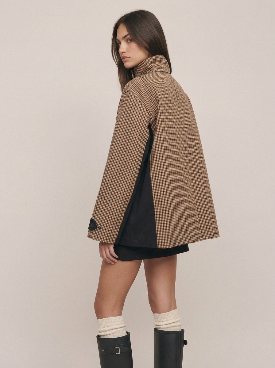 Checked Parka