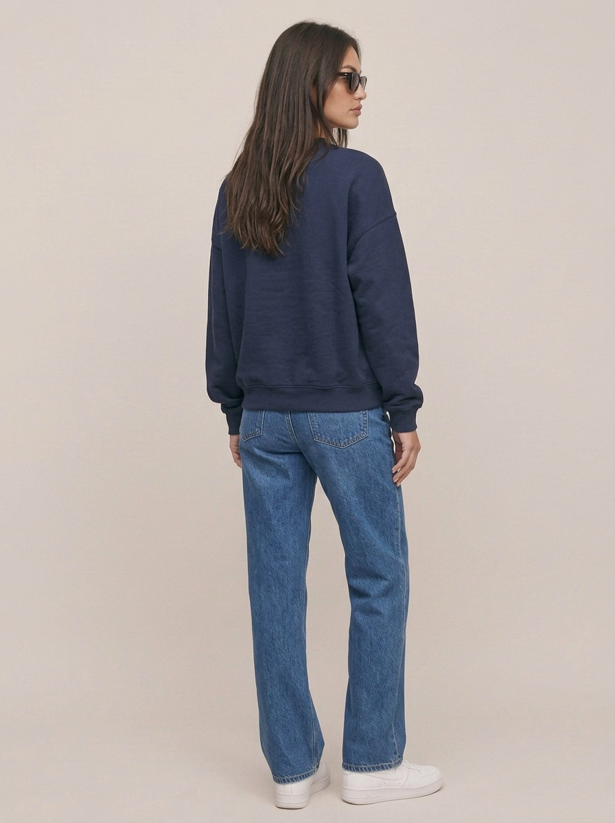 Cotton Letter Sweater