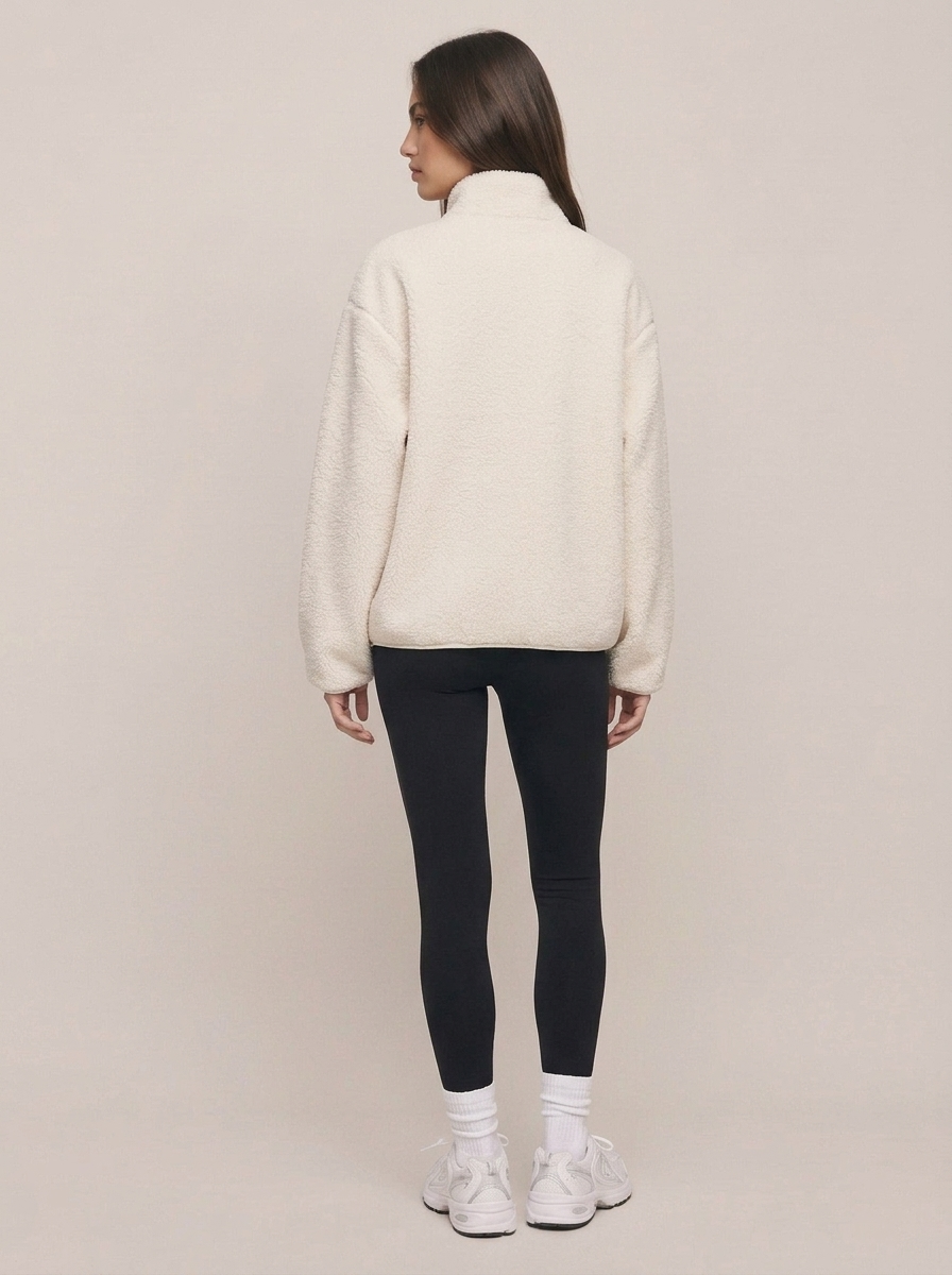 Shearling Zip Up